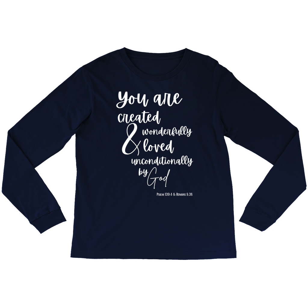 Created & Loved Long Sleeve T-Shirt