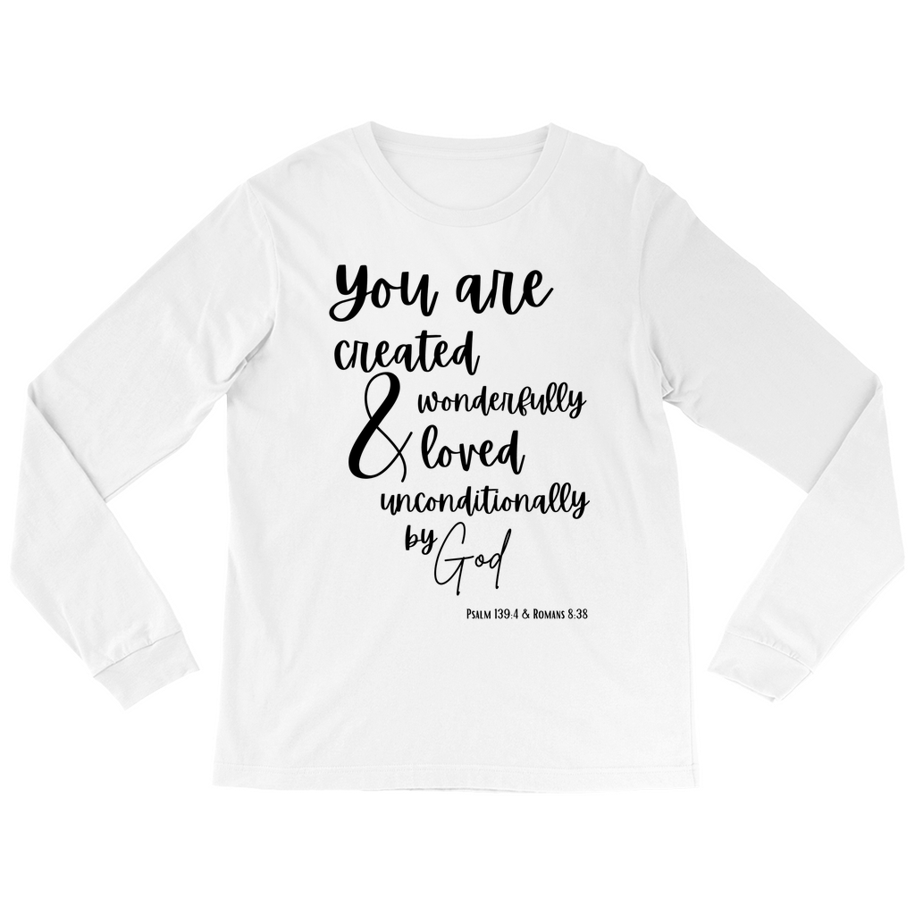 Created & Loved Long Sleeve T-Shirt