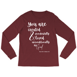 Created & Loved Long Sleeve T-Shirt