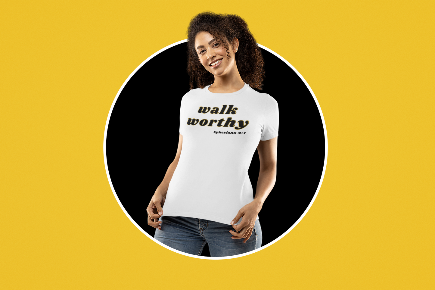 walk worthy T-shirt