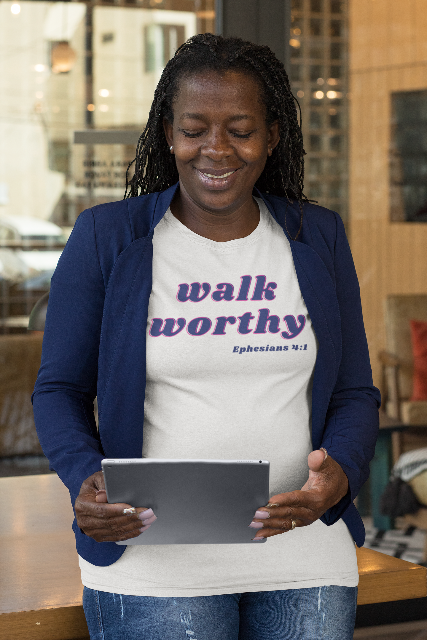 walk worthy T-shirt