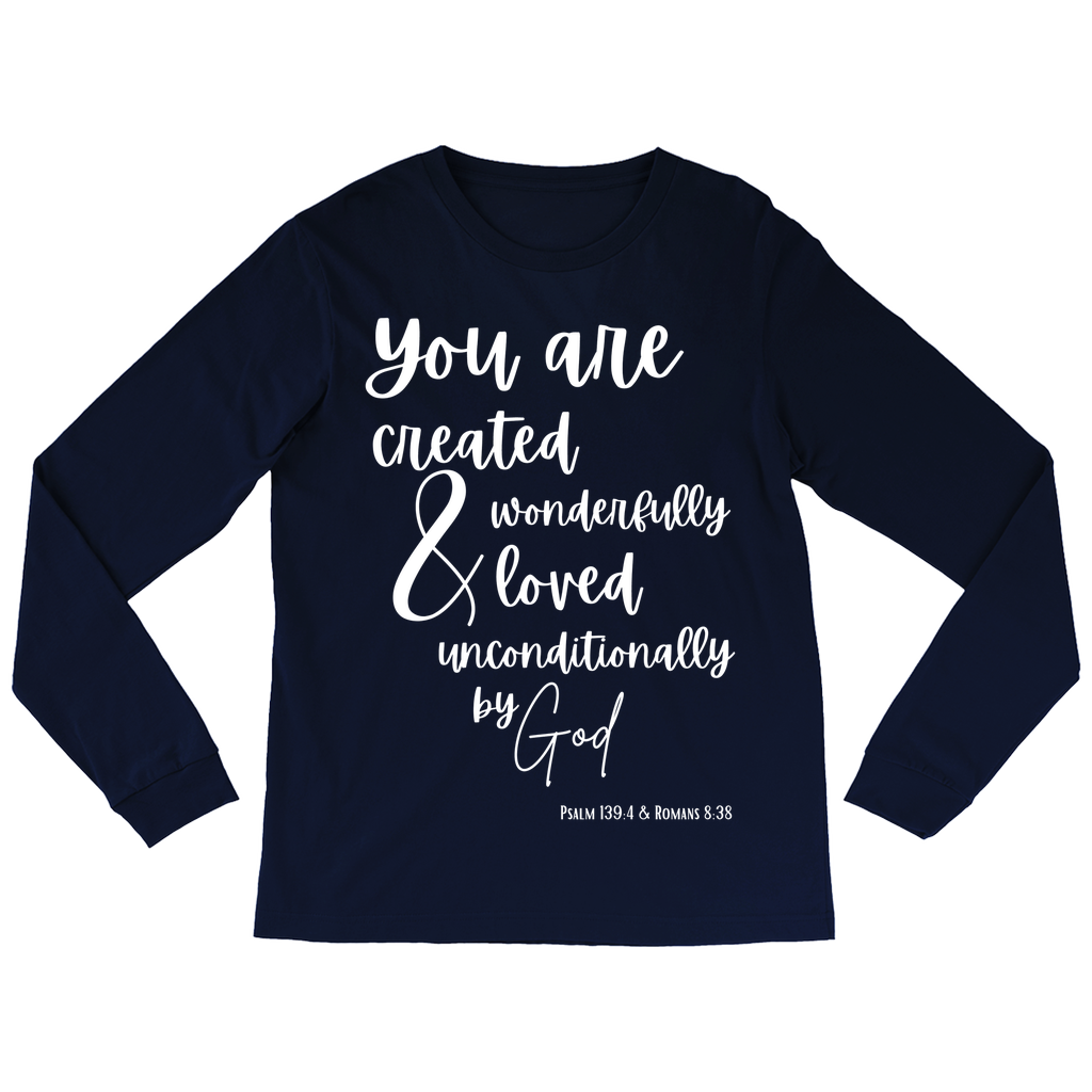 Created & Loved Long Sleeve T-Shirt