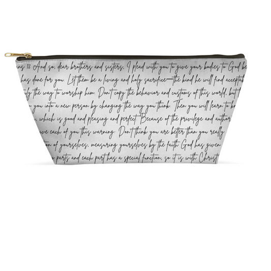 Romans 12 Accessory Pouch