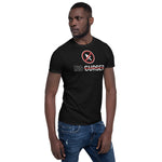 NOCURSER under Logo Black Short-Sleeve Unisex T-Shirt