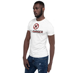 NOCURSER Under Logo white Short-Sleeve Unisex T-Shirt