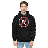 NOCURSER Black Hoodie Unisex fleece hoodie